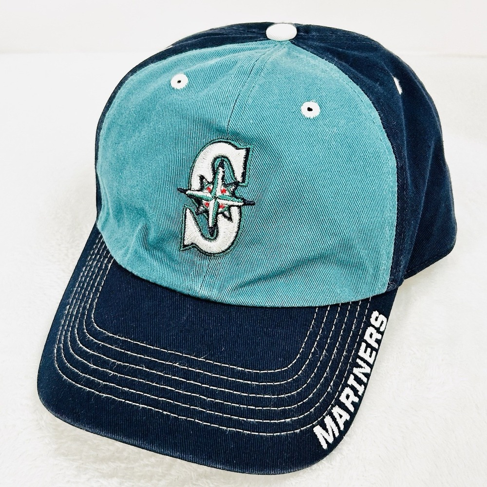 Seattle Mariners‎ MLB Genuine Merchandise Logo Hat Cap Adjustable Strapback